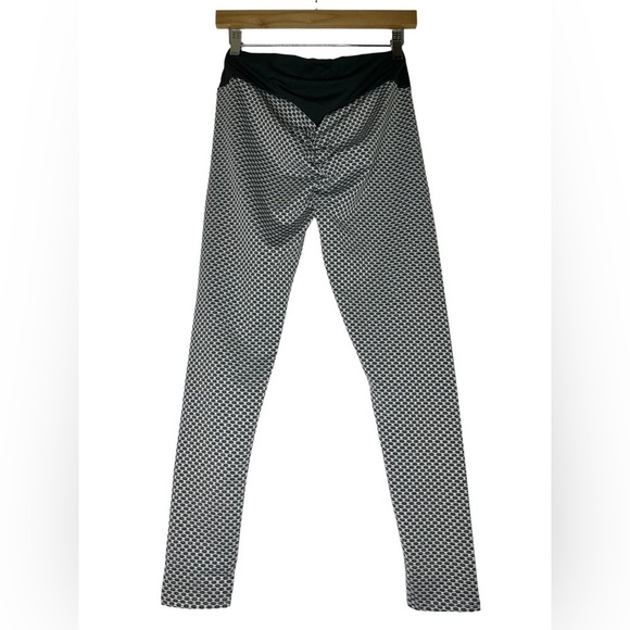 Grey High Waisted Spandex Yoga Leggings - Picture 7 of 16